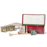 Chad Valley Table Croquet Set, in original box with instructions on the inner lid, together with a