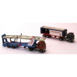 Corgi Major Commercial Vehicles, 1137 Ford Articulated Truck 'Express Service', blue, silver and red