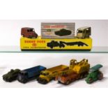 Dinky, including a 660 Tank Transporter and 651 Centurion Tank, both in original boxes, a 972 20 Ton