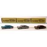 Brooklin 1:43 Scale White Metal Limited Edition Movie Souvenirs, three No.2x 1948 Tucker