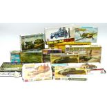 Plastic Military Vehicle Kits, tanks, aircraft, soldiers and jeeps by Airfix, Matchbox Revell and