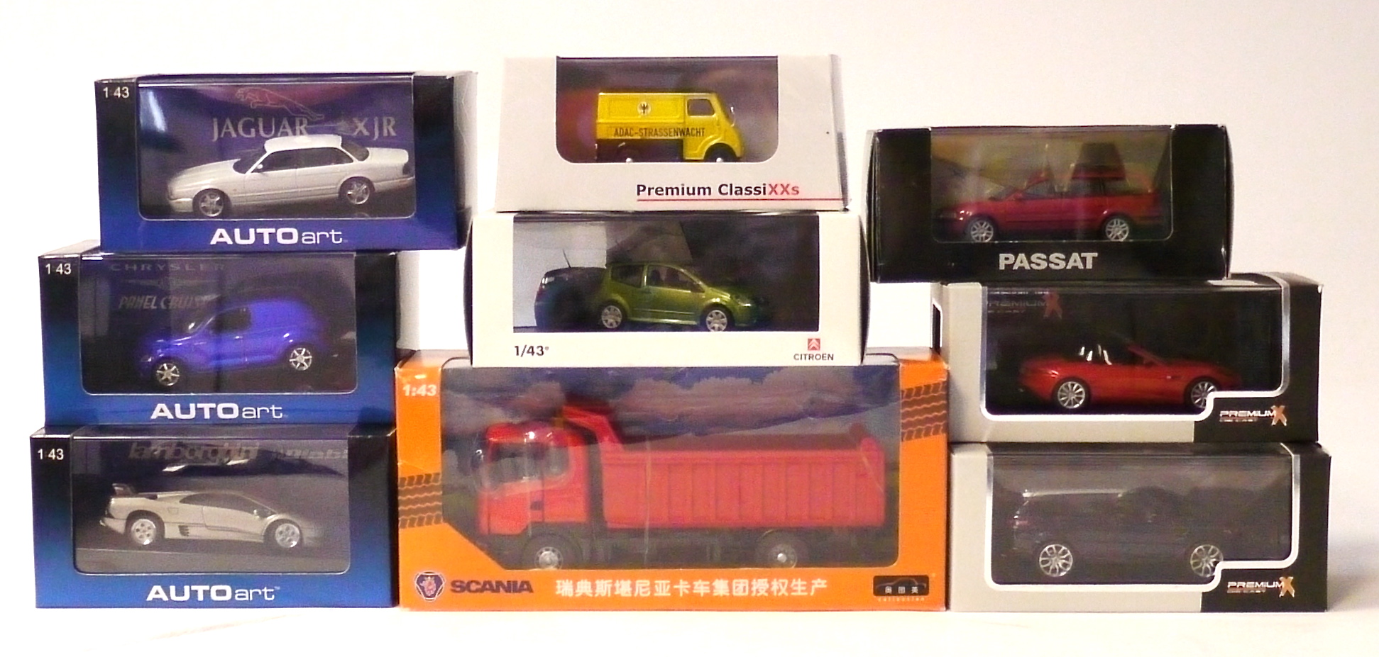 Modern Diecast, cars, industrial and commercial vehicles, by IXO, Auto Art, Bang, Onyx Premium X and