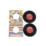 The Beatles, two original UK 7" single releases on the Red Parlophone label: Love Me Do (45-R 4949 -