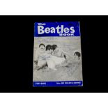 The Beatles, The Beatles Monthly Book No3, October 1963, signed in blue pen to front cover by John