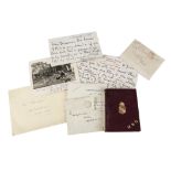 Shakespearean Related Ephemera, Actor Sir Johnston Forbes Robertson - handwritten signed letter with