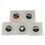 Reggae / Down Town, five UK 7" single records, The Cimmarons, The Studio Sound x2, Dandy and Jackie,