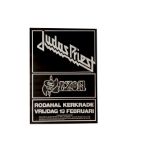 Judas Priest / Saxon, Original concert poster for Rodahal, Kerkrade, Holland 13th February 1981, the