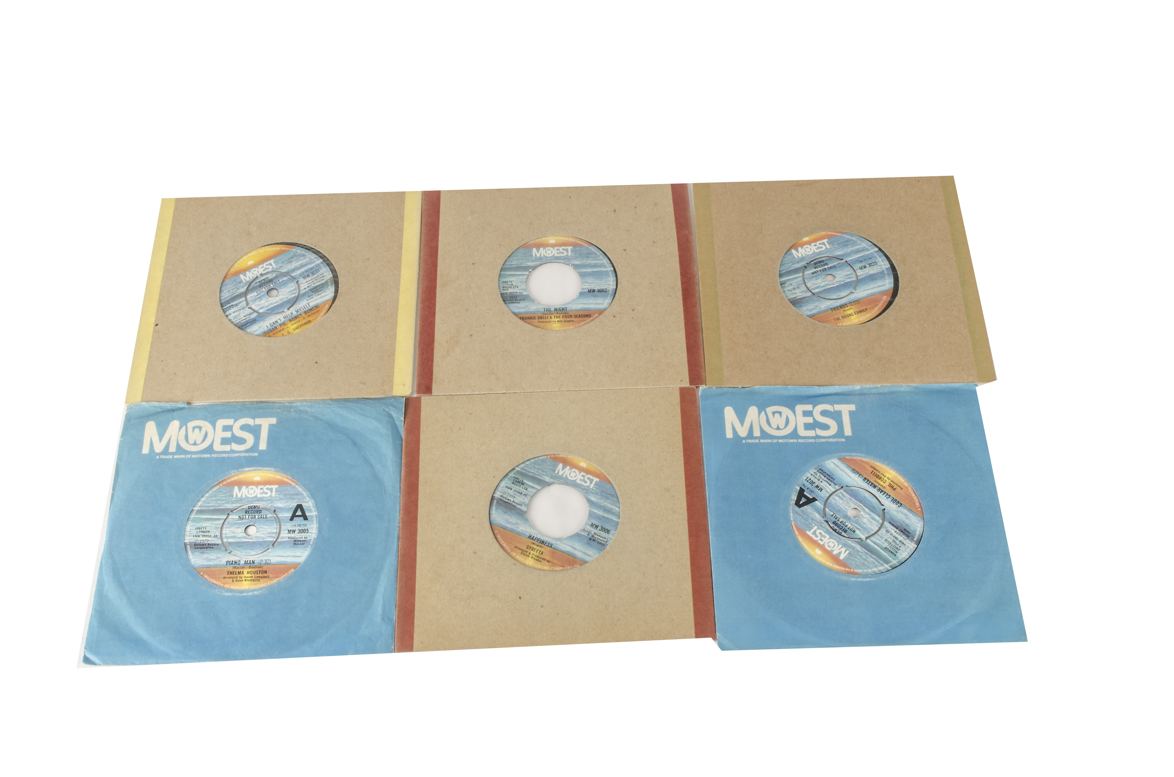 Soul / Mowest Label, ten UK 7" Singles on the Mowest label including Demos - Artists include Frankie