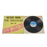 Sex Pistols, Never Mind The Bollocks LP - UK Release 1977 on Virgin - V 2086 with free one sided '