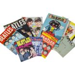 The Beatles, two fans self compiled scrap books containing magazine and newspaper cutting from the