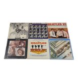 The Beatles, ten USA and UK release LPs - UK releases comprise 'White album' Double, Revolver,