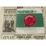 The Beatles, Please Please Me 7" Single - Original UK release on the red Parlophone label - 45-R