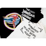Judas Priest, three tour tee-shirts Fuel For Life 1886 X/L, Point Of Entry 1981 medium, Pittsburgh