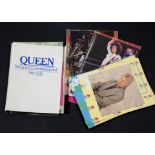 Queen, eleven fan club magazines and five fan club Christmas cards
