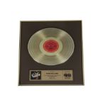Judas Priest An original C.R.I.A (Canadian Recording Industry Association) gold disc award present