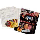 Judas Priest / Autographs, 1982/83 - World Vengeance tour collection North American leg including