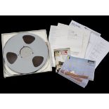 Pirate Radio, Radio Laser 558, a 0.25" 2Tk analogue master reel containing the history of the