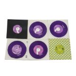 Deep Purple and Related / Demos, nine demo 7" singles - three by Deep Purple (PUR 130, PUR 137 and