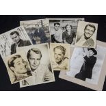 Actors, nineteen black and white promotional photographs signed and facsimile including Otto Kruger,