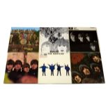 The Beatles, seven UK albums: A Hard Days Night, Help, Rubber Soul, Revolver, With The Beatles,