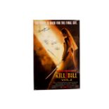 Kill Bill / Autographs, Kill Bill Vol 2 US one sheet advance April 16 2004, signed by Quentin