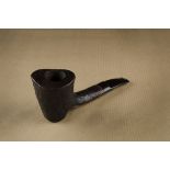 A Savinelli Autograph briar estate pipe, no.5, the sandblasted sitter, stamped to shank, with non