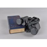 A pair of Cadet 8 X 10 field binoculars, in a leather case, together with a pair of 8 X 20 chromed