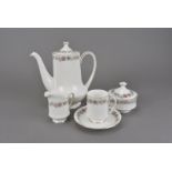 Paragon Belinda pattern part tea and coffee sets, comprising coffee pot, six coffee cups and eight