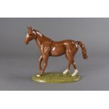 Four modern Royal Doulton animal figures, all modelled as horses, comprising Palomino, RDA 31, Shire