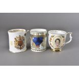 A collection of Royal Worcester, Spode and Royal Albert boxed commemorative porcelain, including