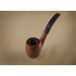 A Charatan Executive Extra Large estate pipe, the curved shape with smooth straight grain, hand