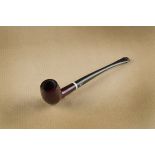 A L'de Butz Choquin briar estate pipe, the small churchman style with cherry bowl, marked to shank