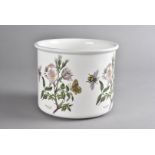 Of Royal Interest: A presentation Portmeirion plant pot, botanic garden pattern presented to HRH