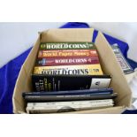 A quantity of coin reference books, including The JJ North Collection of English Silver Coins,