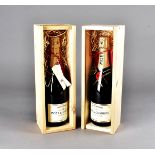 Two cased bottles of Moet et Chandon, Brut Imperial Champagne (2)