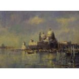 Gordon Radford (1936-2015), oil on board 'Santa Maria della Salute, Venice', signed lower right