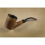 A Celius Root, Bishop briar estate pipe, the sitter marked 20, with a straight grain, sandblasted