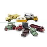 Dinky Toy Commercials, 965 Euclid Rear Dump Truck, 421 Hindle Smart Helecs, 190 Caravan, Aveling