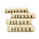 Britains post WW2 Royal Marines from set 35, a total of 20 ORs and 4 officers, all restrung onto