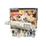 Vintage Star Wars Palitoy ROTJ Millennium Falcon, in original box with all accessories except fake