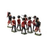 Britains loose Picture Pack figures 14B Scots Guards Piper, (20), 28B Scots Guardsman, (74), 666B