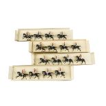 Britains last series 4 pce sets 9206 The Lifeguards, (1 set troopers walking, 1 set trotting),
