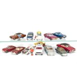 Corgi Toy Cars, including 327 MGB GT, Rolls Royce Silver Shadow, Ford Cortina with Graham Hill