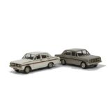 Spa Croft 1/43 White Metal Models, SPC2 Vauxhall FC VX 4/90 1964-67, two examples, one white with