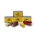 Matchbox Lesney 1-75 Series 11a ERF Road Tanker, yellow body silver trim, MW, 9c Merryweather