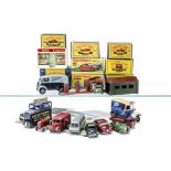 Matchbox, loose 1-75 Series including 46a Morris Minor 1000, MW, 46 Pickford's Removals Van, GPW,