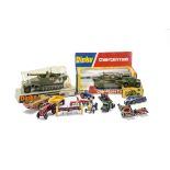 Dinky Toys 683 Chieftain Tank, 694 Tank Destroyer, 670 Armoured Car, in original boxes, VG-E, with a