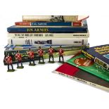 Books on toy figures by Garrett, Carman, Goodenough, Rose, Johnson, Blum etc, with a small selection