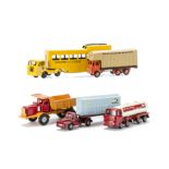 1960s Budgie Toys, No.292 Leyland Bulk Milk Tanker, No.220 Leyland Hippo Cattle Transporter, No.