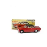 A Hong Kong Dinky Toys 57/002 Chevrolet Corvair Monza, red body, black roof, white interior, cast